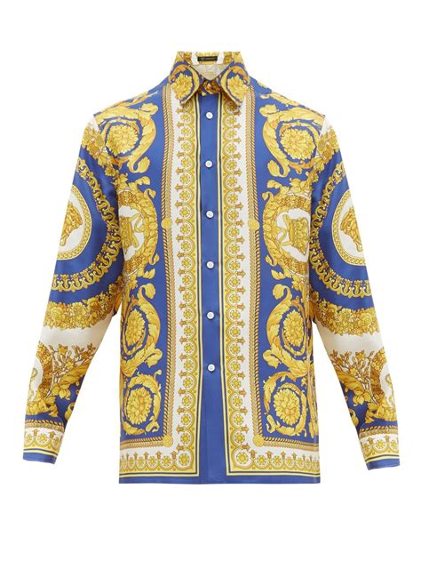 replica versace silk shirts|wholesale versace silk shirts.